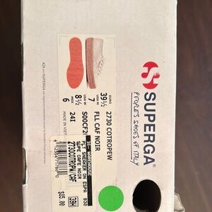 Superga Women's Black Sneakers